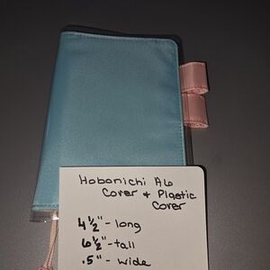 Hobonichi A6 cover plus cover on cover.